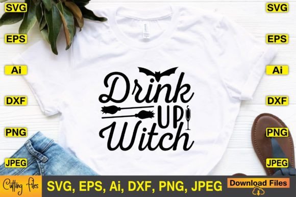 Drink Up Witch SVG Design: A Designer's Review
